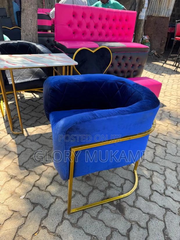 Blue Manicure Styling Chairs - thumbnail 2