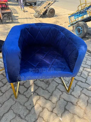 Blue Manicure Styling Chairs