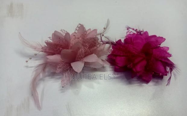 Hot Dusty Pink Min Fascinators - main view