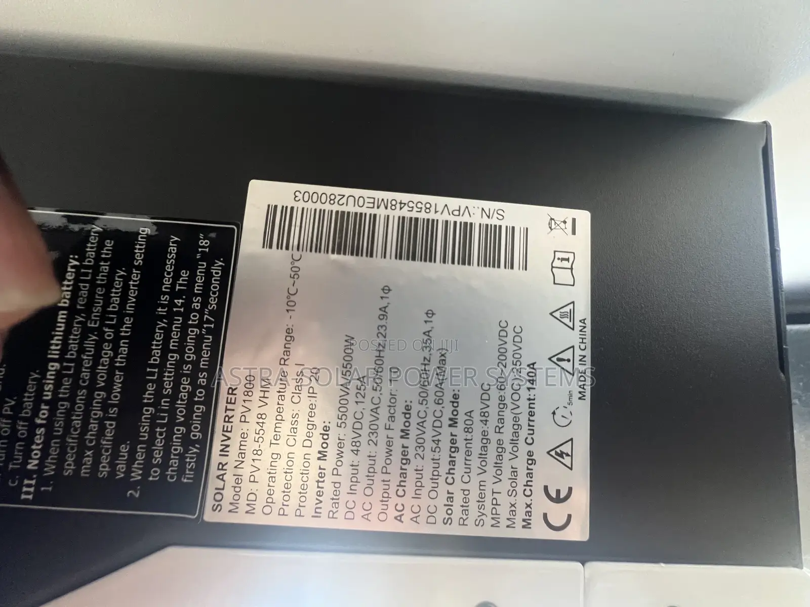 Must 48v 5.5kw Hybrid Inverter