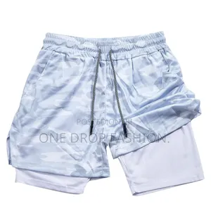 Men Double Layer Shorts 4567