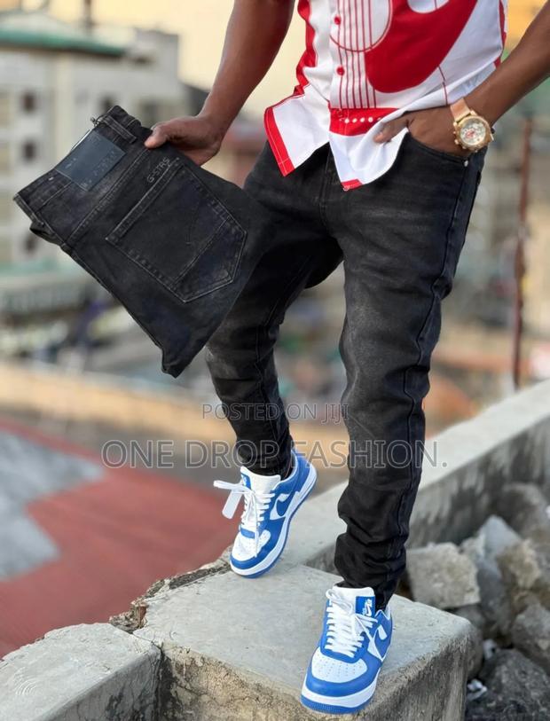Denim Plain Jeans Fashion - main view