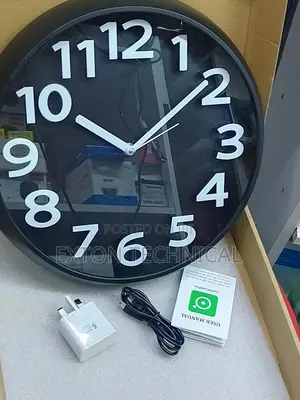 1080p Wall Clock Motion Activated Camera