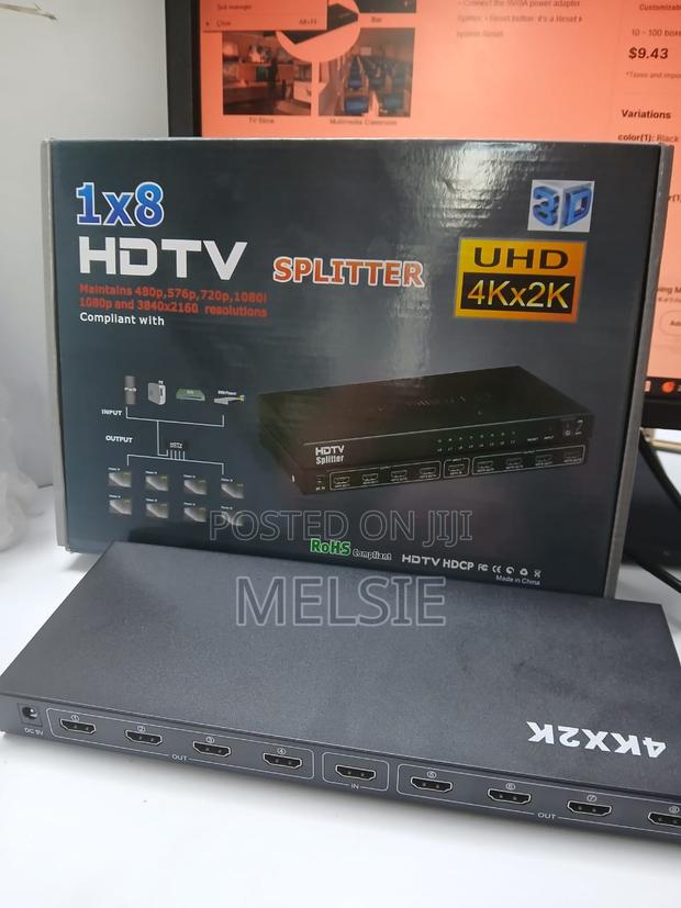 1 in 8 Out Hdmi Splitter Hdmi All Digital Quality Image Spli - main view