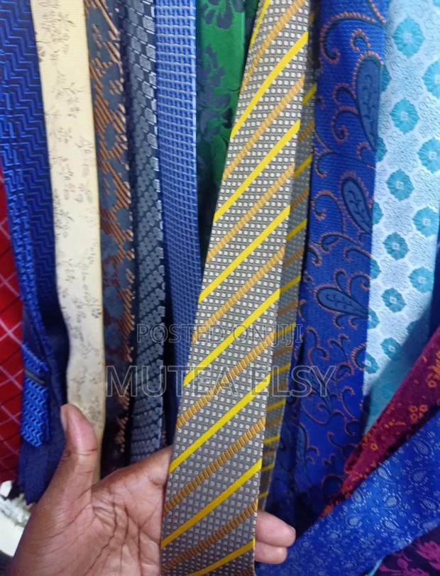 Yellow Vintage Stripped Tie Sets - main view