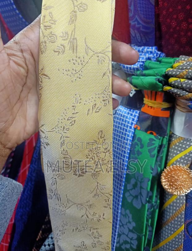 Yellow Vintage Stripped Tie Sets - thumbnail 2