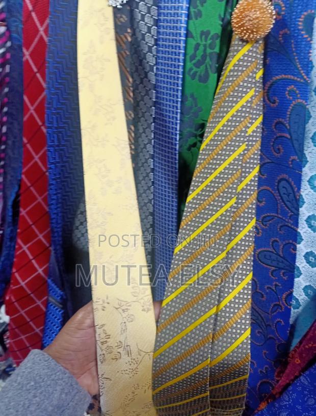 Yellow Vintage Stripped Tie Sets - thumbnail 3