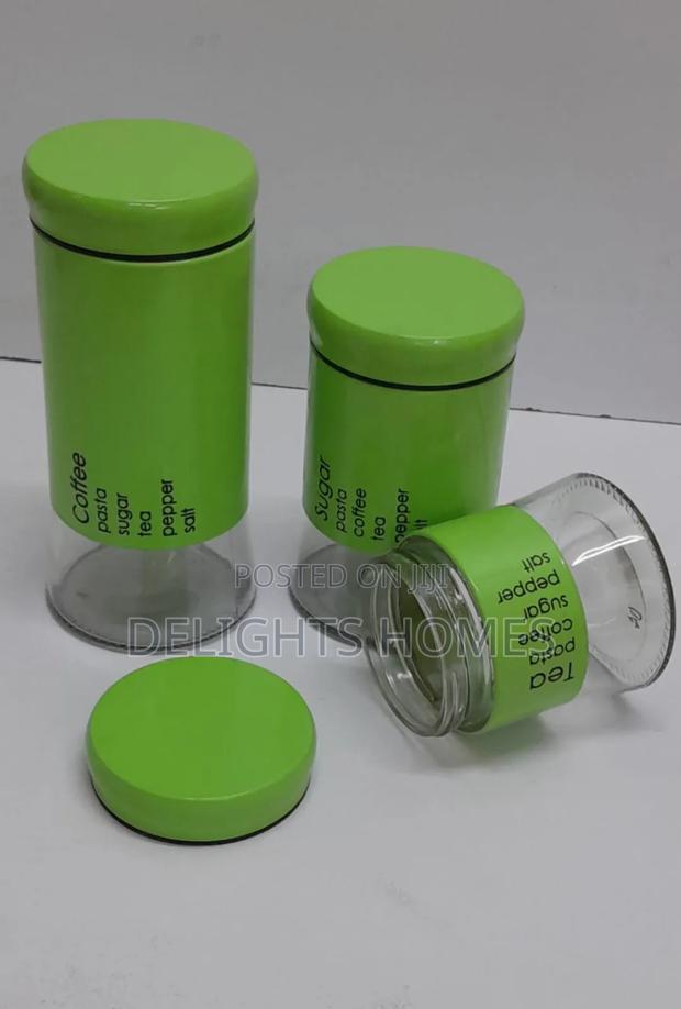 Tea, Sugar and Coffee Canisters - main view