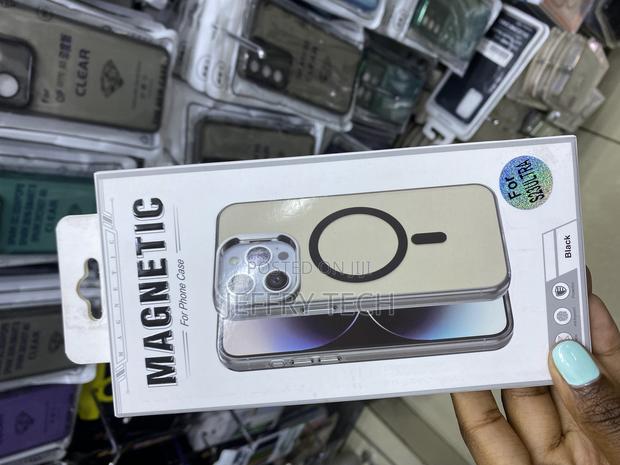 Wefor Samsung Galaxy S23 Ultra Magsafe Black Clear Case
