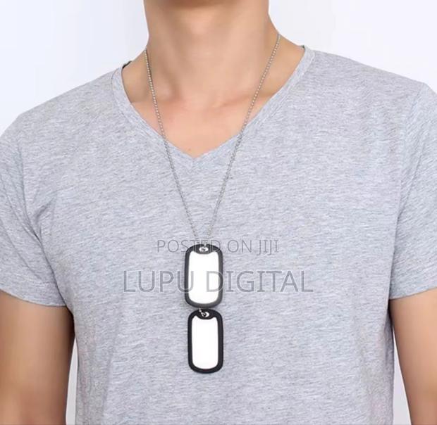 Engravable Army/Dog Tag Chains