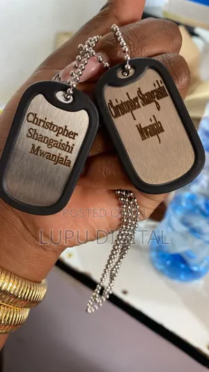 Engravable Army/Dog Tag Chains
