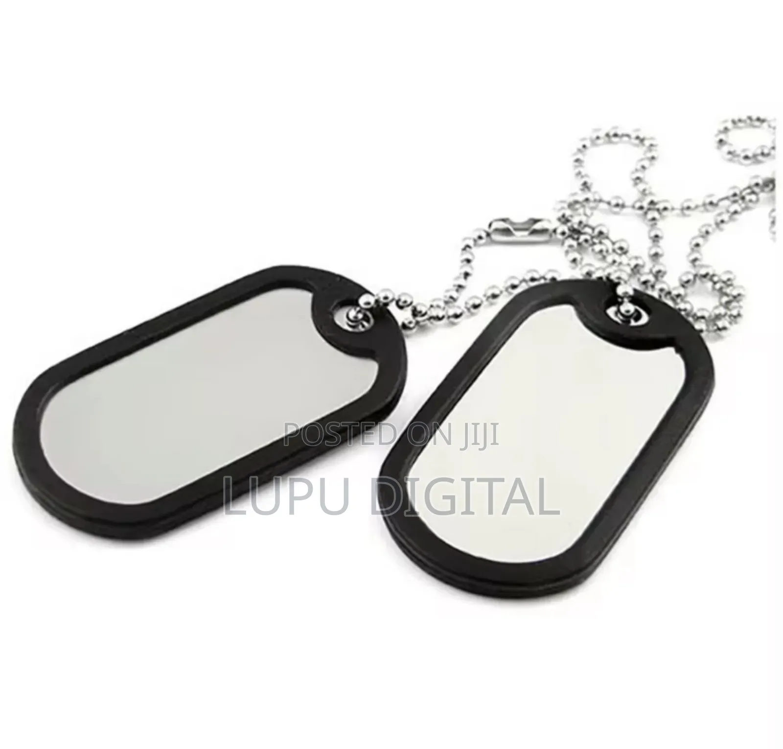 Engravable Army/Dog Tag Chains