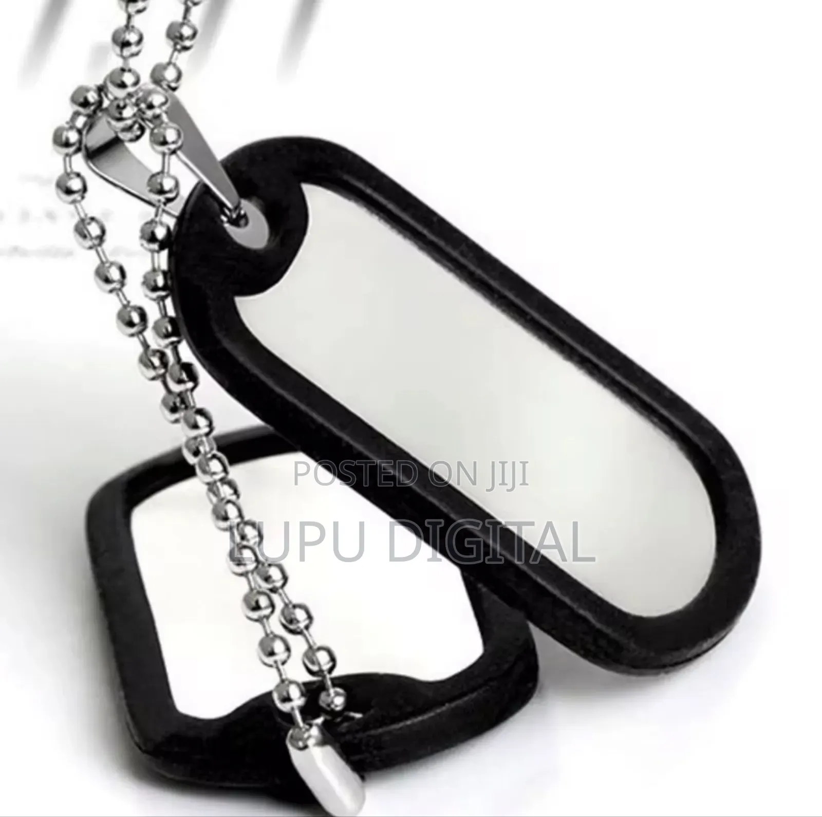 Engravable Army/Dog Tag Chains