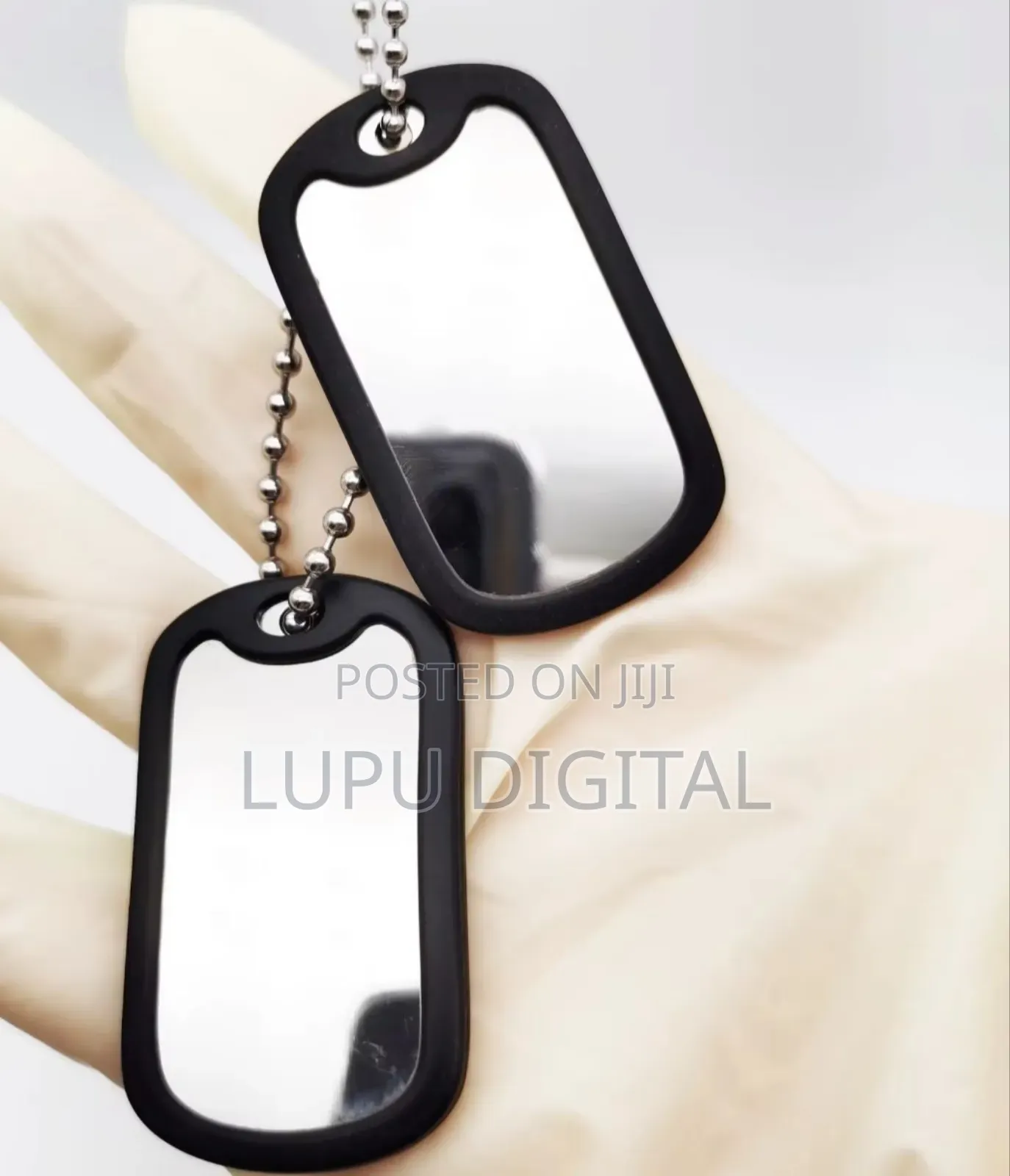 Engravable Army/Dog Tag Chains
