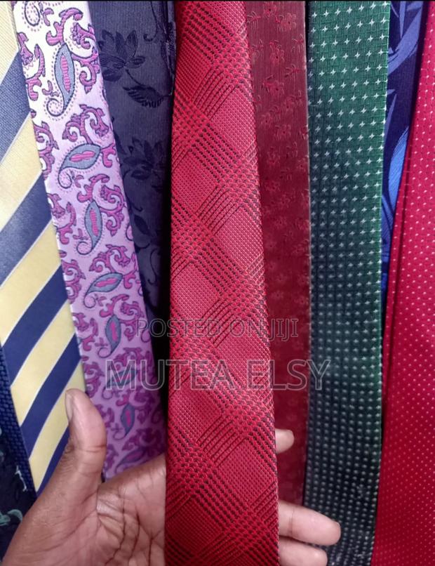 Red Polycadot Checked Tie Sets - thumbnail 4