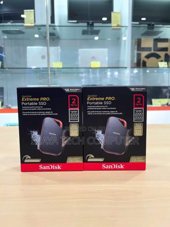 Sandisk E81 Extreme Pro Portable External SSD V2 2tb