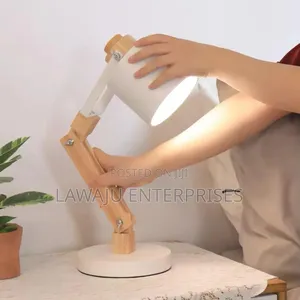 White Foldable Bedside Lamp
