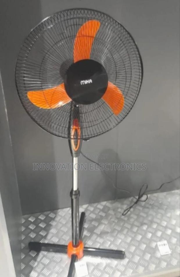 Mika 16 Inches Orange Black Standing Fan