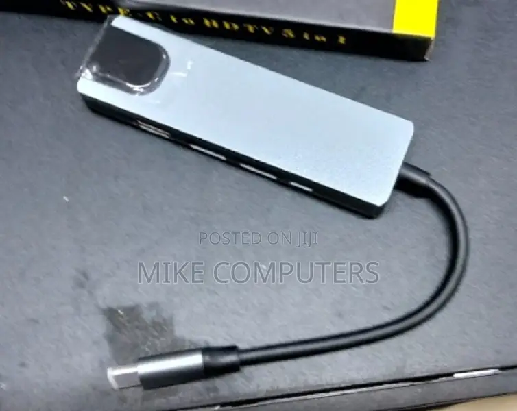 8-in-1 Usb-C Hub Dock Type-C Multiple Ports