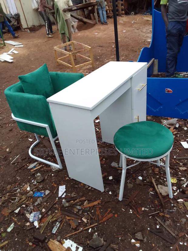 Nail Table, Manicure Seat and Styling Chair