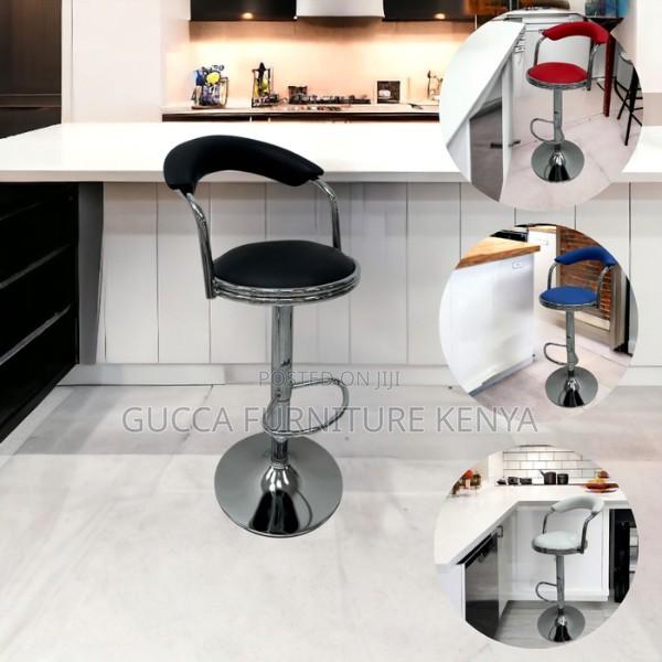 Office Stool: Modern Round Designer Swivel Bar Chair - thumbnail 2