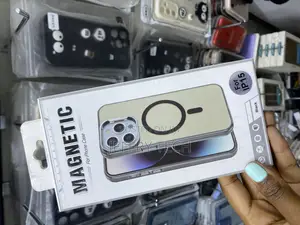Mgnaooi Magnetic Case for iPhone 15 Translucent Matte Black