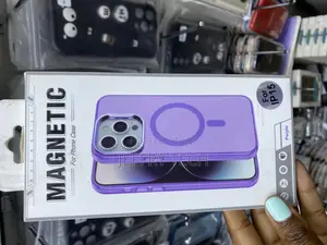 Ziye Magnetic Case for iPhone 15 Purple Transluscent Case