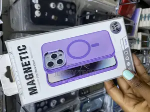 Ziye Magnetic Case for iPhone 15 Purple Transluscent Case