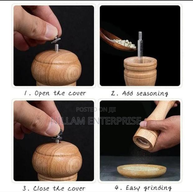 Solid Wood Pepper /Spice Grinder* - thumbnail 3