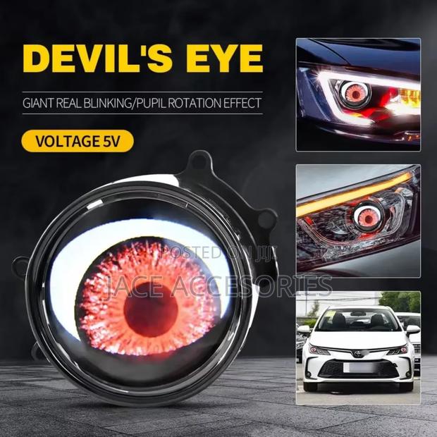 Car Led Demon Angel Eye Decoration - thumbnail 2