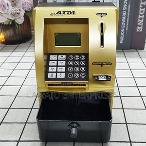 Gold Atm Piggy Bank - main view