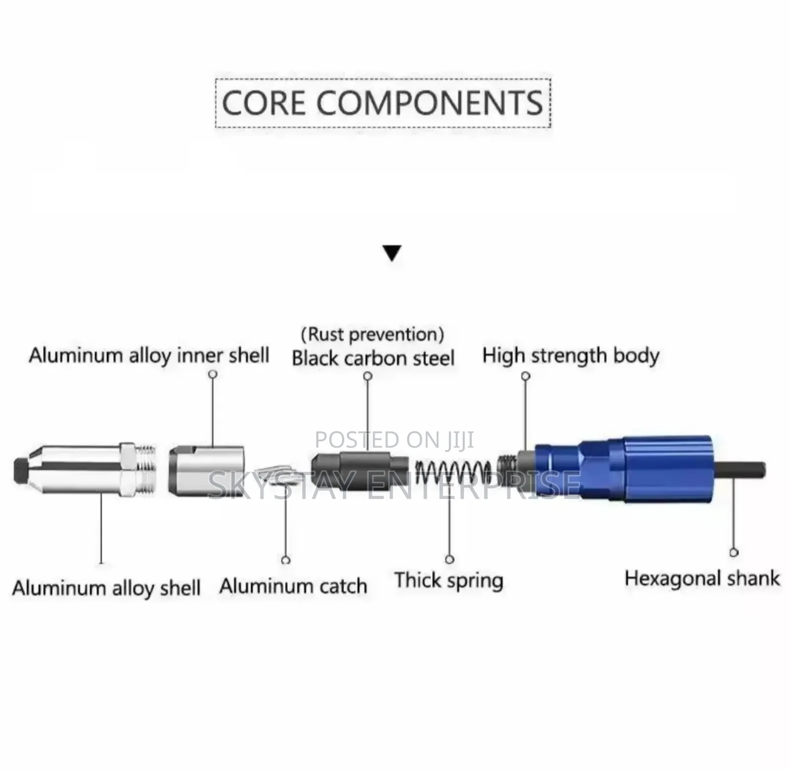 Rivet Drill Adaptor