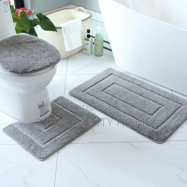 Elegant 3 Pc Toilet Mats Available