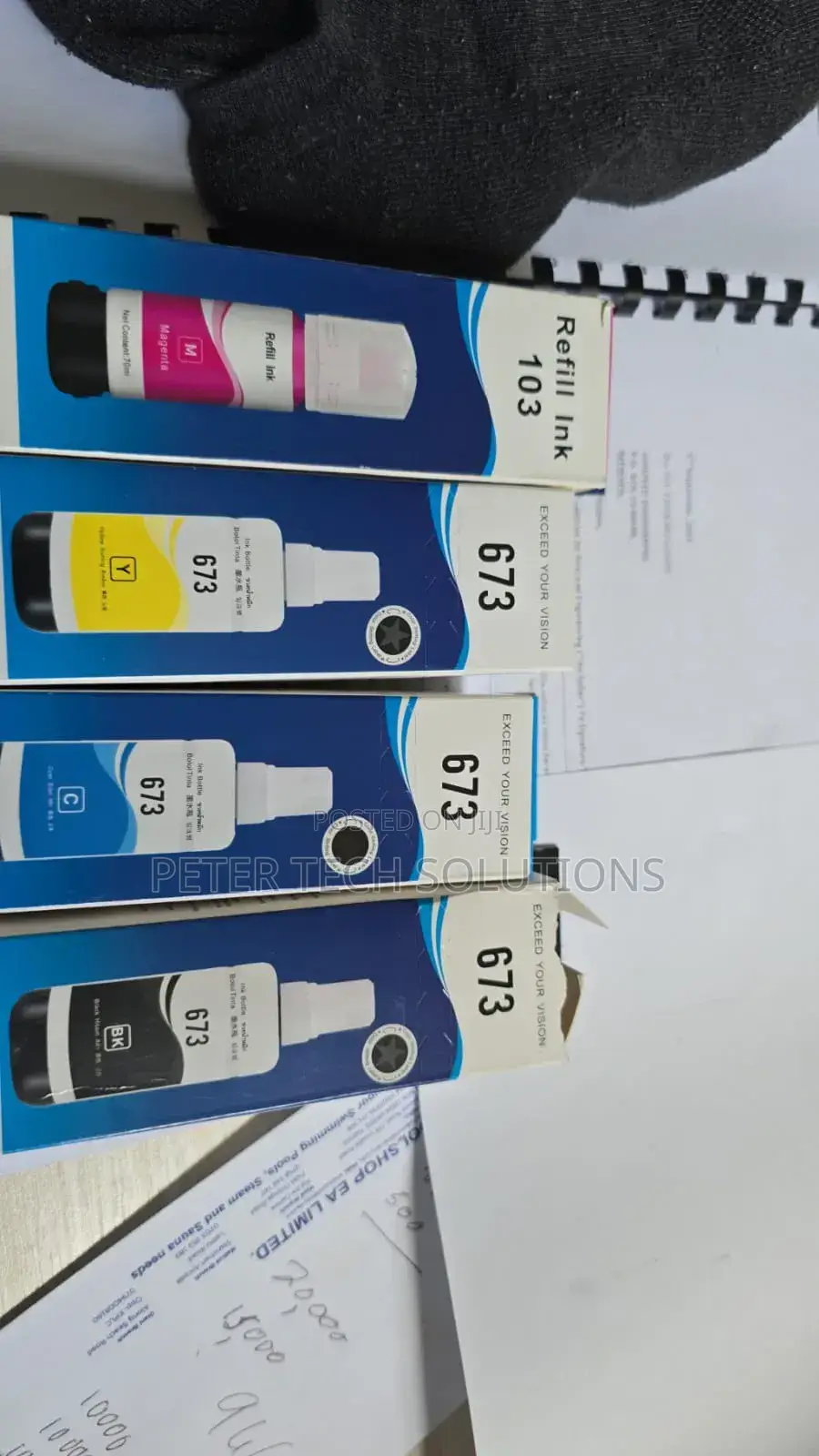 673 Inks Available for Sale.
