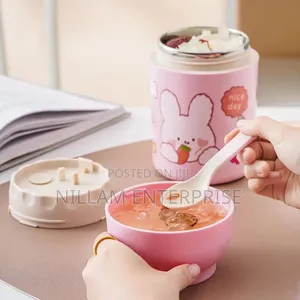 *Thermos Food Flask 600ml, Thermos Lunch Box
