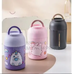 *Thermos Food Flask 600ml, Thermos Lunch Box