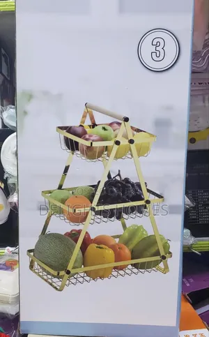 3 Tier Gold Plated Rack