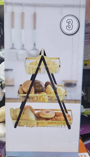 3 Tier Gold Plated Rack