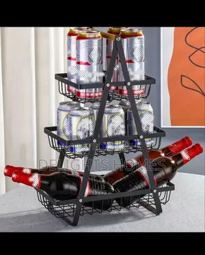 3 Tier Gold Plated Rack