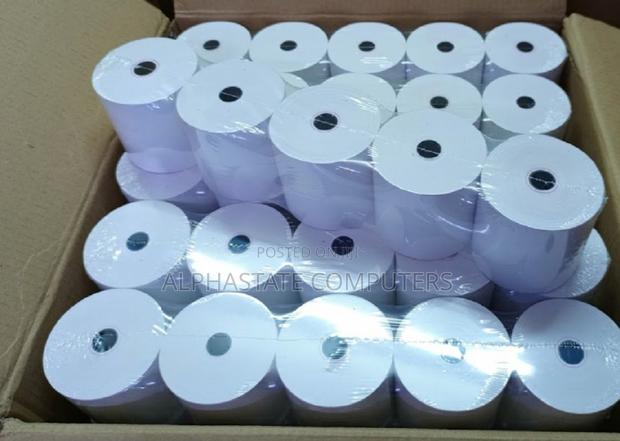 50pcs Thermal Paper Rolls White Rolls Receipt Printing