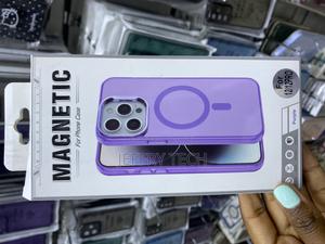 Cacoe Magnetic Case for iPhone 12 /12 Pro Purple Clear - thumbnail 2