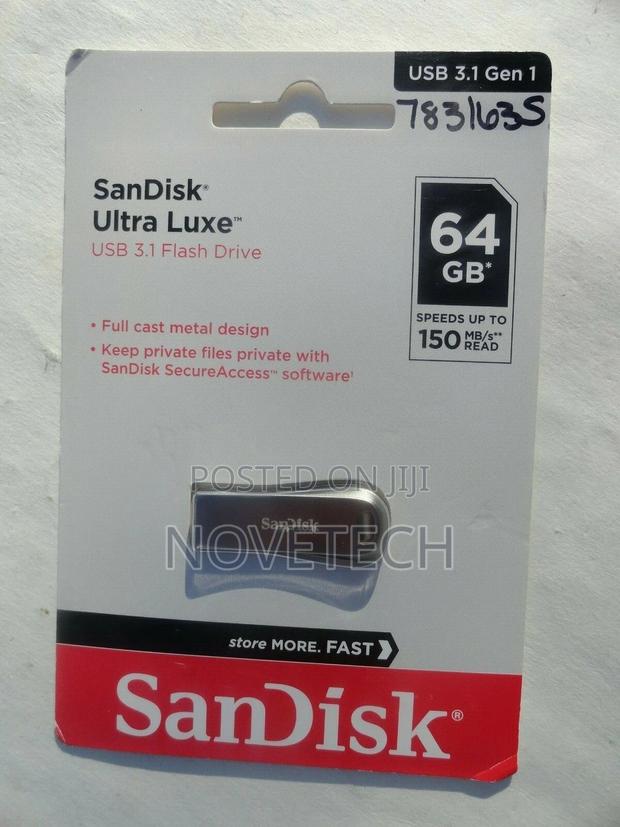 Sandisk Ultra Luxe 64gb Usb 3.1 Flash Drive.