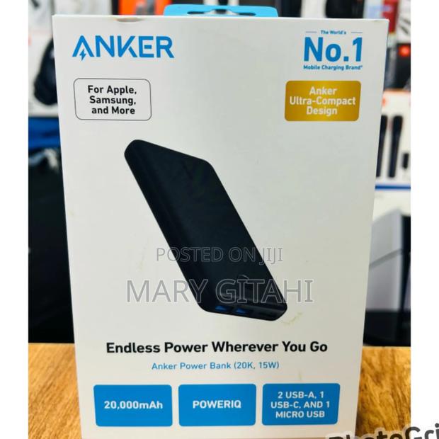 Anker Power Bank 20,000mah 15w at 