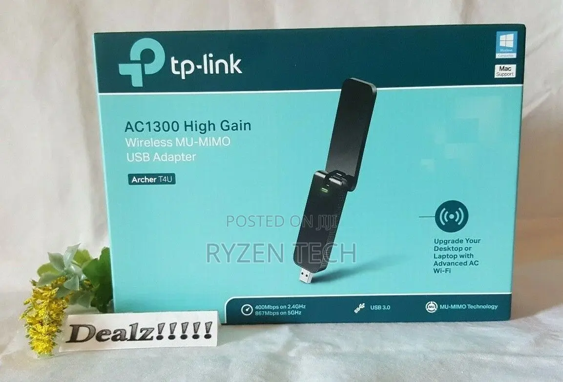 Tp-Link Archer T4u Ac1300 Wireless Usb Adpter