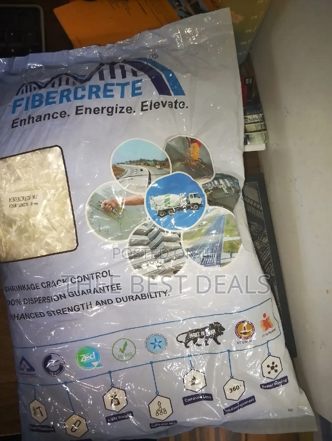 Fibermesh/ Concrete Fibercrete