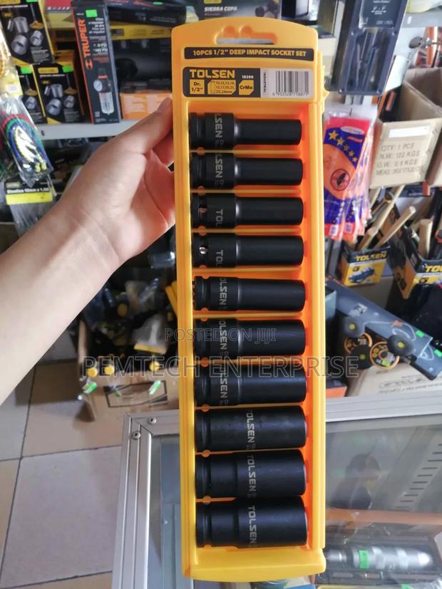 10pcs 1⁄2" Deep Impact Socket Set - main view