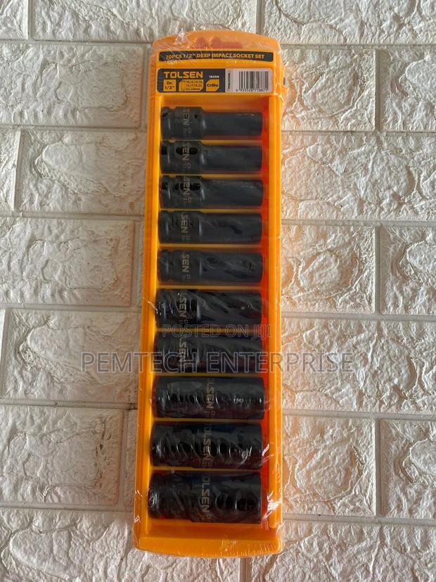 10pcs 1⁄2" Deep Impact Socket Set - thumbnail 3