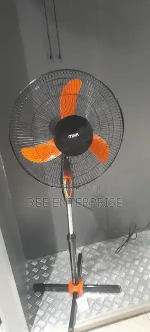 Mika 16 Inches Orange Black Standing Fan