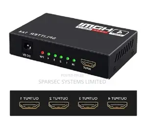 Hdmi Splitter 1×4 Ports 4 Port 1080p