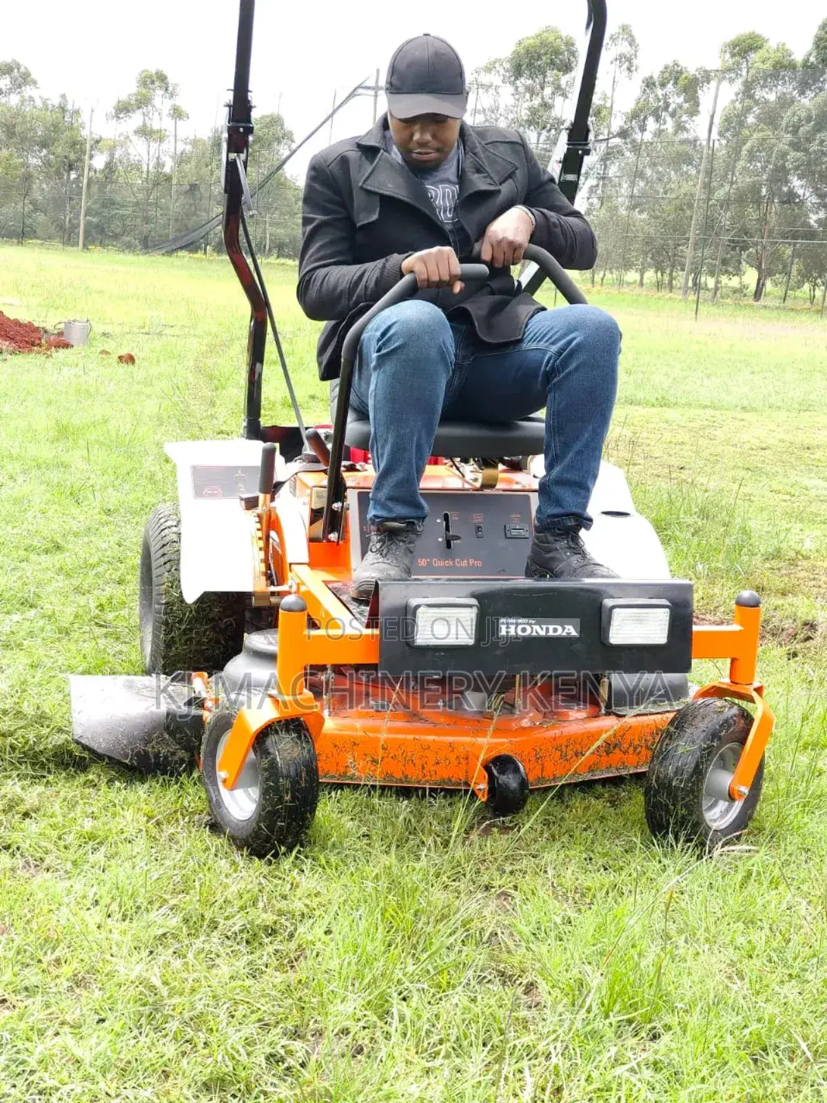 Ride On/Zero-turn Honda Petrol Lawn Mower Powerful